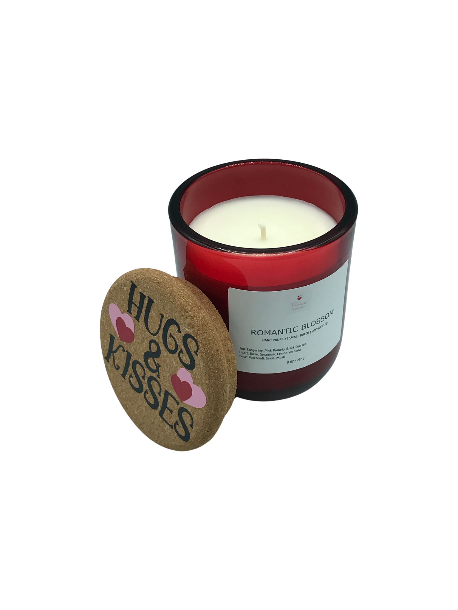 Rose Blossom Scented Candle