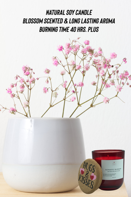 Rose Blossom 8 oz. Jar, Non-Toxic Home Decor