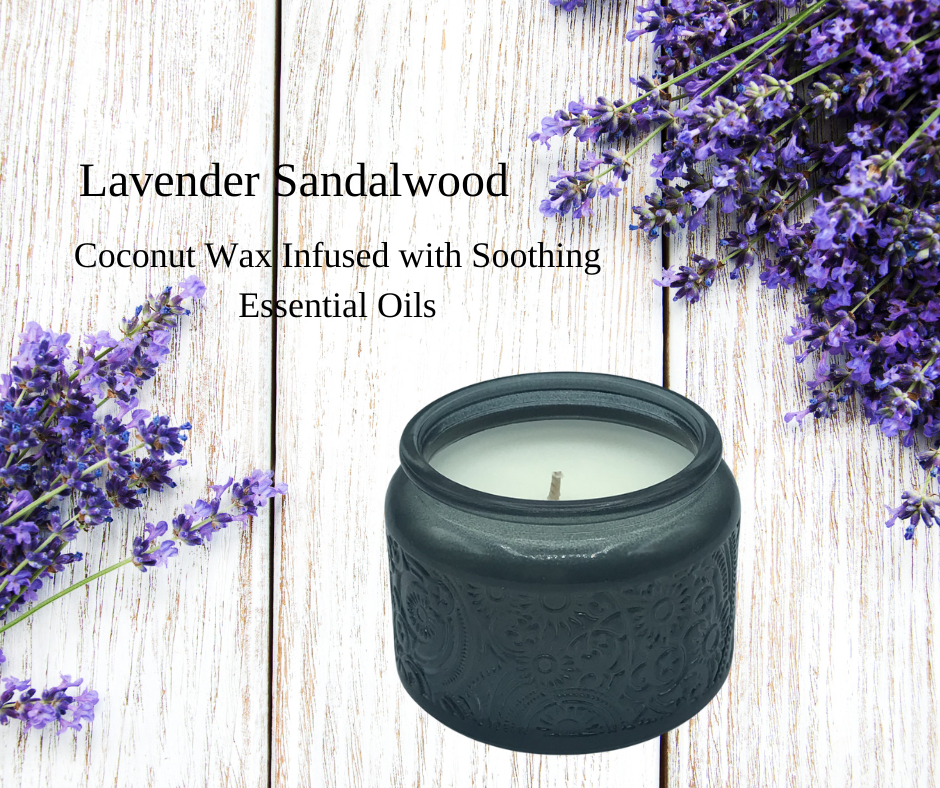 Palo Santo Sandalwood Coco Wax, Scented Candle 4 oz